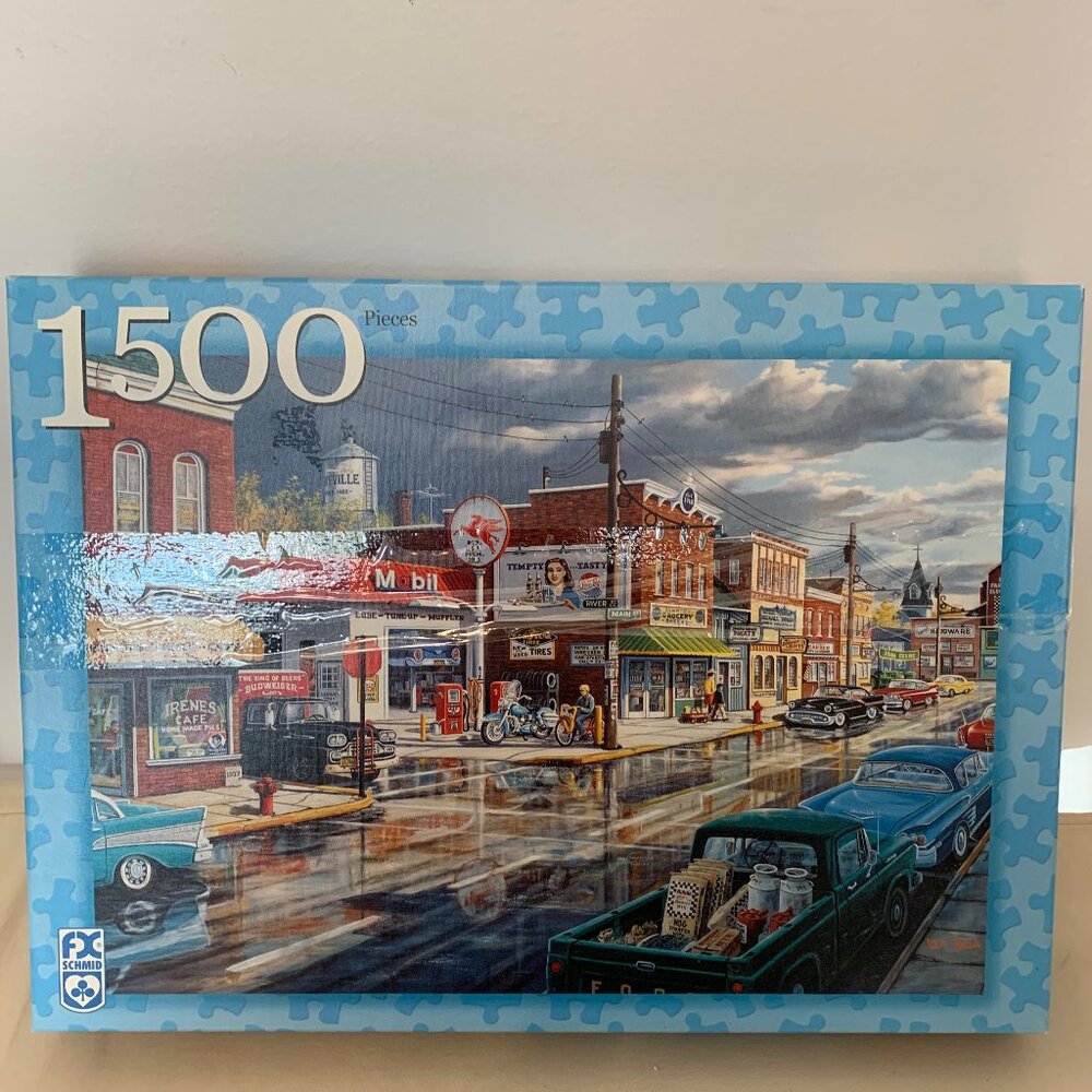 "REFLECTIONS OF MAIN STREET" 1500 PIECE PUZZLE